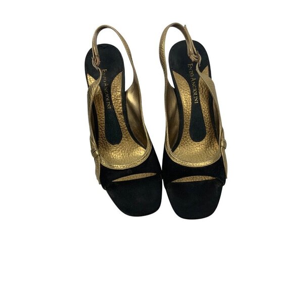 Enzo Angiolini vintage womens shoes size 7 sling back peep toe wedge size 7 - Picture 1 of 10